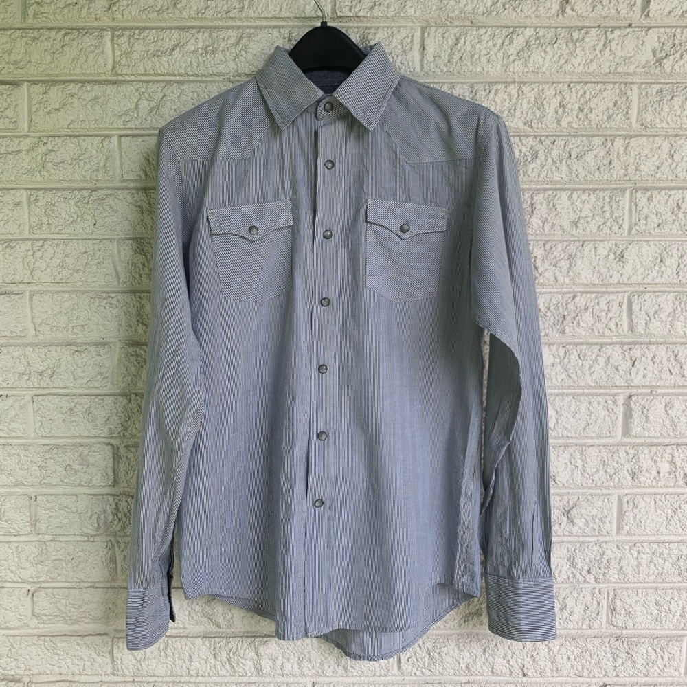 Jeffrey Max Pearl Snap Button Western Shirt